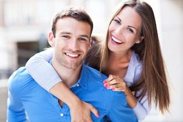 cosmetic dentist dedham | smiling couple