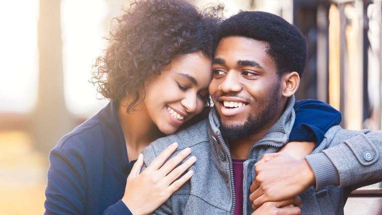 cosmetic dentist dedham | couple smiling